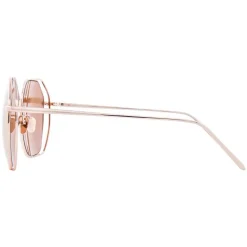Linda Farrow - 350 C13 Oversized Sunglasses - Rose Gold - Linda Farrow Eyewear - Avvenice
