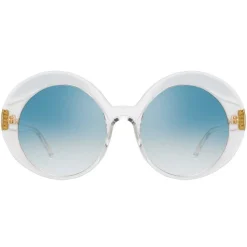 Linda Farrow - 844 C6 Oversized Sunglasses - Clear - Linda Farrow Eyewear - Avvenice