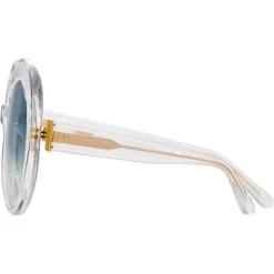Linda Farrow - 844 C6 Oversized Sunglasses - Clear - Linda Farrow Eyewear - Avvenice