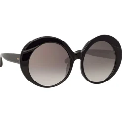 Linda Farrow - 844 C1 Oversized Sunglasses - Black - Linda Farrow Eyewear - Avvenice