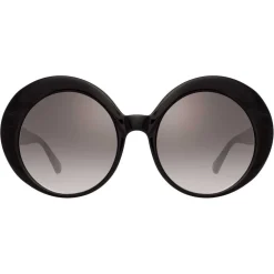 Linda Farrow - 844 C1 Oversized Sunglasses - Black - Linda Farrow Eyewear - Avvenice