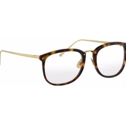 Linda Farrow - 222 C12 Rectangular Optical Frames - Tortoiseshell - Linda Farrow Eyewear - Avvenice