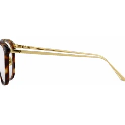 Linda Farrow - 222 C12 Rectangular Optical Frames - Tortoiseshell - Linda Farrow Eyewear - Avvenice