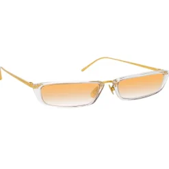 Linda Farrow - 838 C6 Rectangular Sunglasses - Clear - Linda Farrow Eyewear - Avvenice