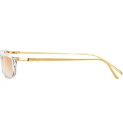 Linda Farrow - 838 C6 Rectangular Sunglasses - Clear - Linda Farrow Eyewear - Avvenice