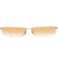 Linda Farrow - 838 C6 Rectangular Sunglasses - Clear - Linda Farrow Eyewear - Avvenice