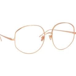 Linda Farrow - 750 C3 Round Optical Frames - Rose Gold - Linda Farrow Eyewear - Avvenice
