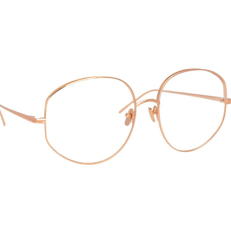 Linda Farrow - 750 C3 Round Optical Frames - Rose Gold - Linda Farrow Eyewear - Avvenice