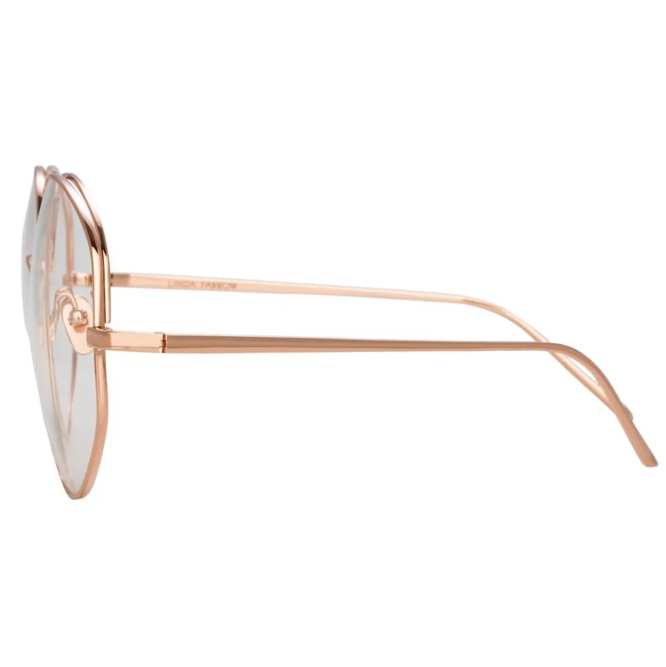 Linda Farrow - 750 C3 Round Optical Frames - Rose Gold - Linda Farrow Eyewear - Avvenice