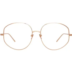 Linda Farrow - 750 C3 Round Optical Frames - Rose Gold - Linda Farrow Eyewear - Avvenice