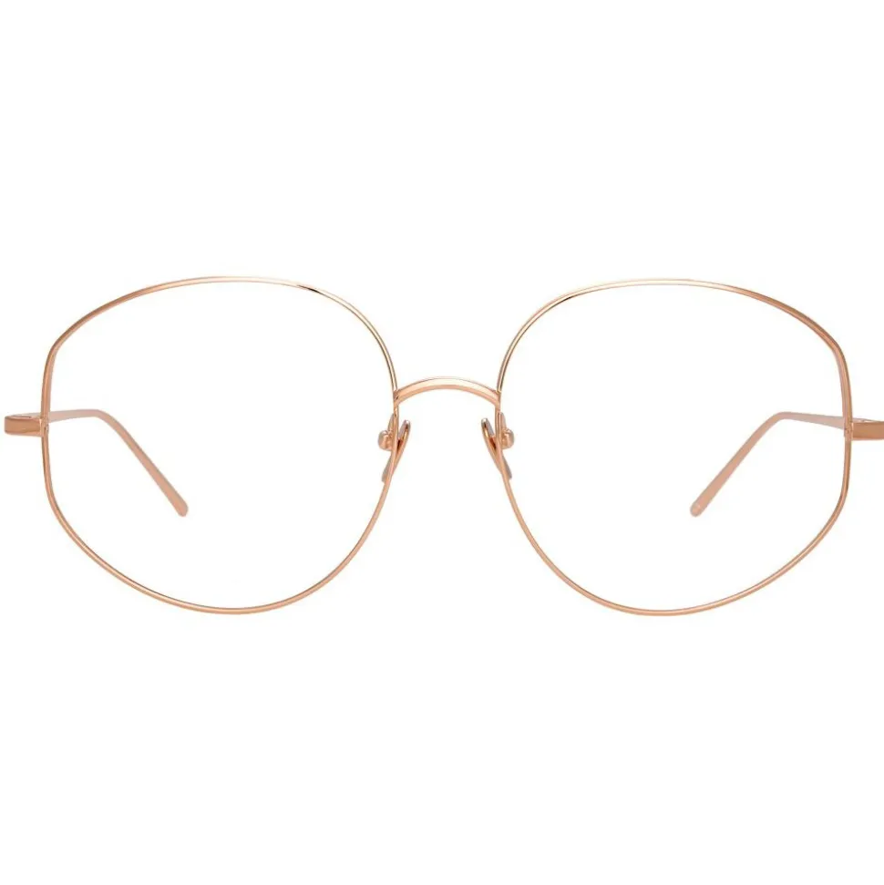 Linda Farrow - 750 C3 Round Optical Frames - Rose Gold - Linda Farrow Eyewear - Avvenice