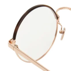 Linda Farrow - 583 C4 Round Optical Frames - Rose Gold - Linda Farrow Eyewear - Avvenice
