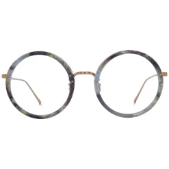 Linda Farrow - 239 C54 Round Optical Frames - Grey Marble - Linda Farrow Eyewear - Avvenice