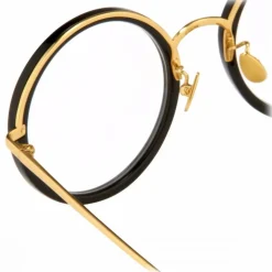 Linda Farrow - 239 C1 Round Optical Frames - Black - Linda Farrow Eyewear - Avvenice