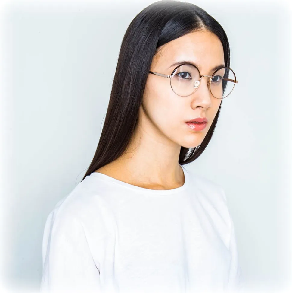 Linda Farrow - 583 C4 Round Optical Frames - Rose Gold - Linda Farrow Eyewear - Avvenice