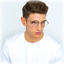 Linda Farrow - 583 C4 Round Optical Frames - Rose Gold - Linda Farrow Eyewear - Avvenice