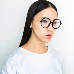 Linda Farrow - 645 C1 Round Optical Frames - Black - Linda Farrow Eyewear - Avvenice