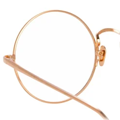 Linda Farrow - 741 C11 Round Optical Frames - Rose Gold and White Gold - Linda Farrow Eyewear - Avvenice