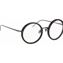 Linda Farrow - 239 C19 Round Optical Frames - Black - Linda Farrow Eyewear - Avvenice