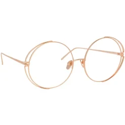 Linda Farrow - 816 C11 Round Optical Frames - Rose Gold - Linda Farrow Eyewear - Avvenice