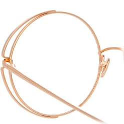 Linda Farrow - 816 C11 Round Optical Frames - Rose Gold - Linda Farrow Eyewear - Avvenice
