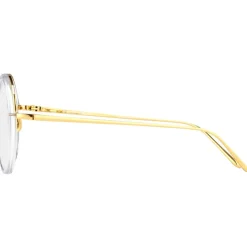 Linda Farrow - 239 C36 Round Optical Frames - Clear - Linda Farrow Eyewear - Avvenice