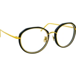 Linda Farrow - 630 C1 Round Optical Frames - Black - Linda Farrow Eyewear - Avvenice