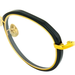 Linda Farrow - 630 C1 Round Optical Frames - Black - Linda Farrow Eyewear - Avvenice