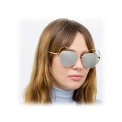 Linda Farrow - 853 C1 Round Sunglasses - Rose Gold - Linda Farrow Eyewear - Avvenice