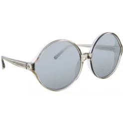 Linda Farrow - 657 C6 Round Sunglasses - Truffle - Linda Farrow Eyewear - Avvenice