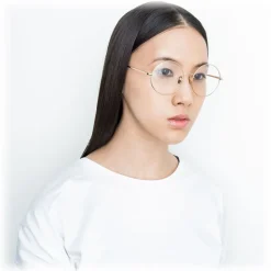 Linda Farrow - 647 C1 Round Sunglasses - Yellow Gold - Linda Farrow Eyewear - Avvenice