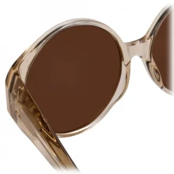 Linda Farrow - 714 C4 Round Sunglasses - Ash - Linda Farrow Eyewear - Avvenice