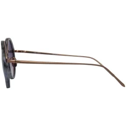 Linda Farrow - 239 C50 Round Sunglasses - Grey Marble - Linda Farrow Eyewear - Avvenice