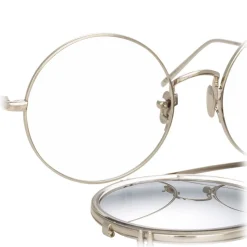 Linda Farrow - 741 C7 Round Sunglasses - Truffle - Linda Farrow Eyewear - Avvenice