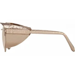 Linda Farrow - 300 C10 Round Sunglasses - Rose Gold - Linda Farrow Eyewear - Avvenice
