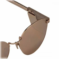 Linda Farrow - 300 C10 Round Sunglasses - Rose Gold - Linda Farrow Eyewear - Avvenice