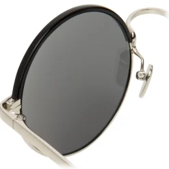 Linda Farrow - 583 C6 Round Sunglasses - White Gold - Linda Farrow Eyewear - Avvenice