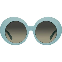 Linda Farrow - 468 C17 Round Sunglasses - Porcelain Blue - Linda Farrow Eyewear - Avvenice