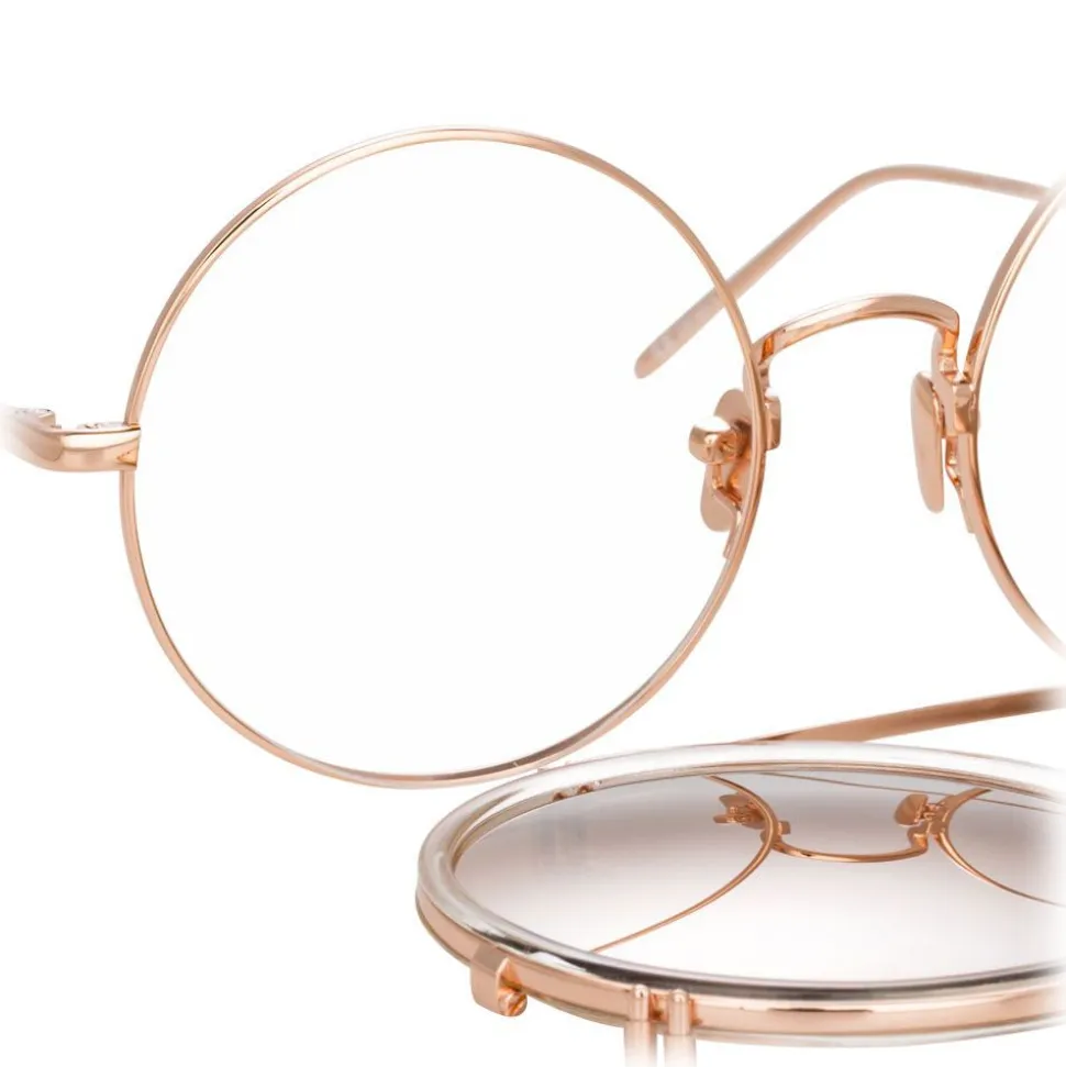 Linda Farrow - 741 C6 Round Sunglasses - Ash - Linda Farrow Eyewear - Avvenice