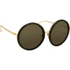 Linda Farrow - 457 C1 Round Sunglasses - Black - Linda Farrow Eyewear - Avvenice