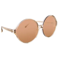 Linda Farrow - 657 C5 Round Sunglasses - Ash - Linda Farrow Eyewear - Avvenice