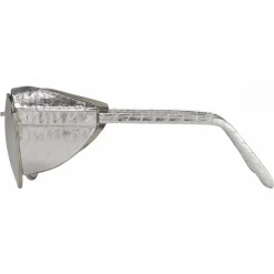 Linda Farrow - 300 C9 Round Sunglasses - White Gold - Linda Farrow Eyewear - Avvenice