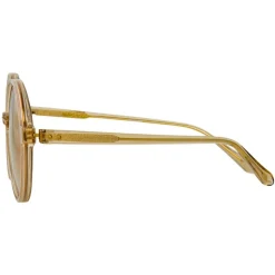 Linda Farrow - 650 C4 Round Sunglasses - Ash - Linda Farrow Eyewear - Avvenice