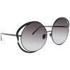Linda Farrow - 660 C6 Round Sunglasses - Nickel - Linda Farrow Eyewear - Avvenice