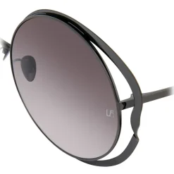 Linda Farrow - 660 C6 Round Sunglasses - Nickel - Linda Farrow Eyewear - Avvenice