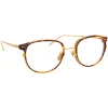 Linda Farrow - 814 C2 Square Optical Frames - Optical Lens in Tortoise Frame - Linda Farrow Eyewear - Avvenice