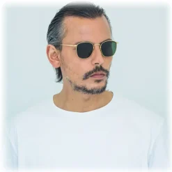 Linda Farrow - 479 C5 Square Sunglasses - Yellow Gold - Linda Farrow Eyewear - Avvenice