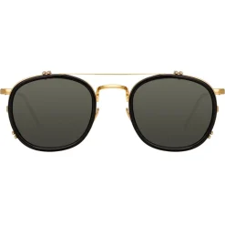 Linda Farrow - 743 C1 Square Sunglasses - Black - Linda Farrow Eyewear - Avvenice