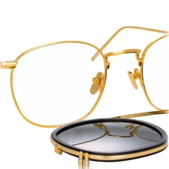 Linda Farrow - 743 C1 Square Sunglasses - Black - Linda Farrow Eyewear - Avvenice