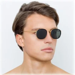 Linda Farrow - 743 C1 Square Sunglasses - Black - Linda Farrow Eyewear - Avvenice